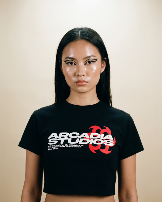 STAR SEAMLESS CROP TEE