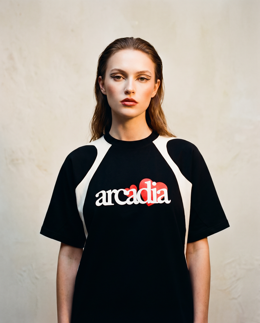 HEART PANEL T-SHIRT